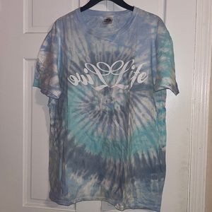 Evi Life XL blue tie dye t-shirt